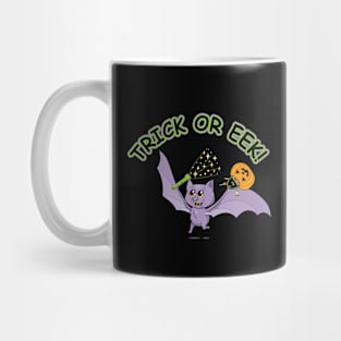 TRICK OR EEK Bat Mug